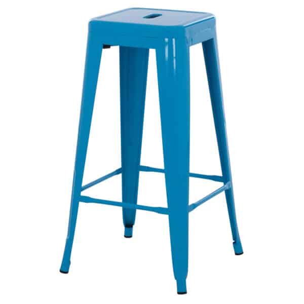 ΣΚΑΜΠΟ BAR MELITA HM8642.08 ΜΕΤΑΛΛΙΚΟ ΣΕ ΜΠΛΕ 43x43x78Υεκ. - Image 4