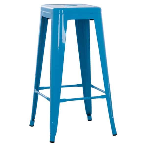 ΣΚΑΜΠΟ BAR MELITA HM8642.08 ΜΕΤΑΛΛΙΚΟ ΣΕ ΜΠΛΕ 43x43x78Υεκ.