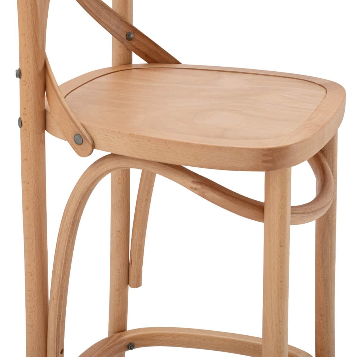 ΣΚΑΜΠΟ ΜΕΣ.ΥΨΟΥΣ GIOLIANA HM8750.01 ΑΠΟ ΟΞΙΑ ΦΥΣΙΚΟ ΜΕ PLYWOOD ΚΑΘΙΣΜΑ 46x46x101Υ εκ. - Image 8