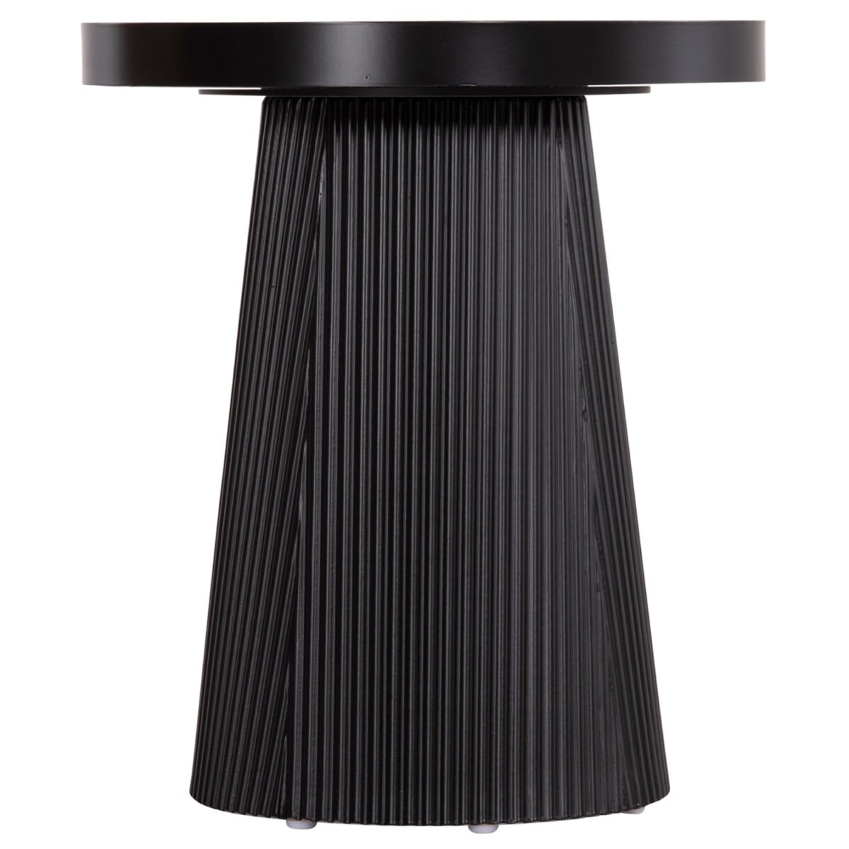 ΤΡΑΠΕΖΑΚΙ ΒΟΗΘΗΤΙΚΟ DENTON HM18023.01 MDF TOP ΦΥΣΙΚΟ ΞΥΛΟΥ-ΒΑΣΗ ΜΑΥΡΗ Φ45x51,5Υεκ. - Image 3