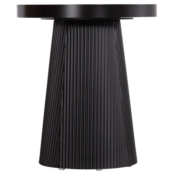 ΤΡΑΠΕΖΑΚΙ ΒΟΗΘΗΤΙΚΟ DENTON HM18023.01 MDF TOP ΦΥΣΙΚΟ ΞΥΛΟΥ-ΒΑΣΗ ΜΑΥΡΗ Φ45x51,5Υεκ. - Image 3