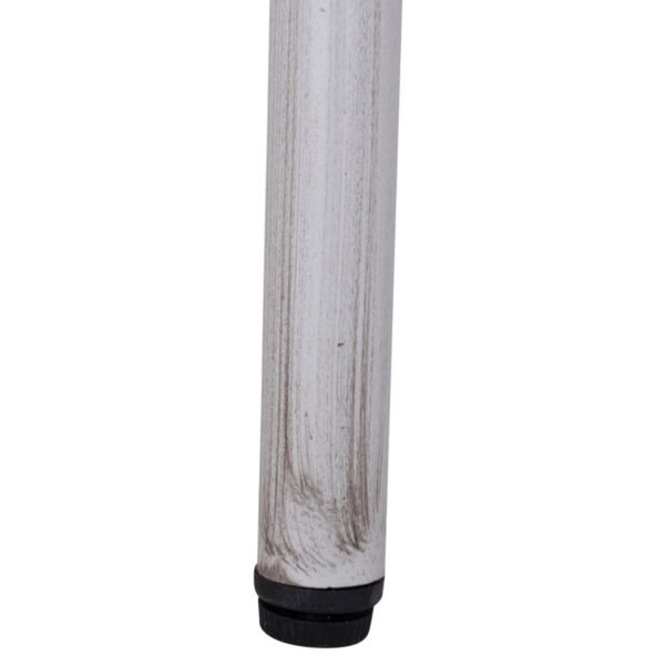 ΤΡΑΠΕΖΙ ΑΛΟΥΜΙΝΙΟΥ HARLOW 70X70X76 BAMBOO LOOK HM5568.01 ΛΕΥΚΗ ΠΑΤΙΝΑ ΜΕ ΓΥΑΛΙ - Image 7