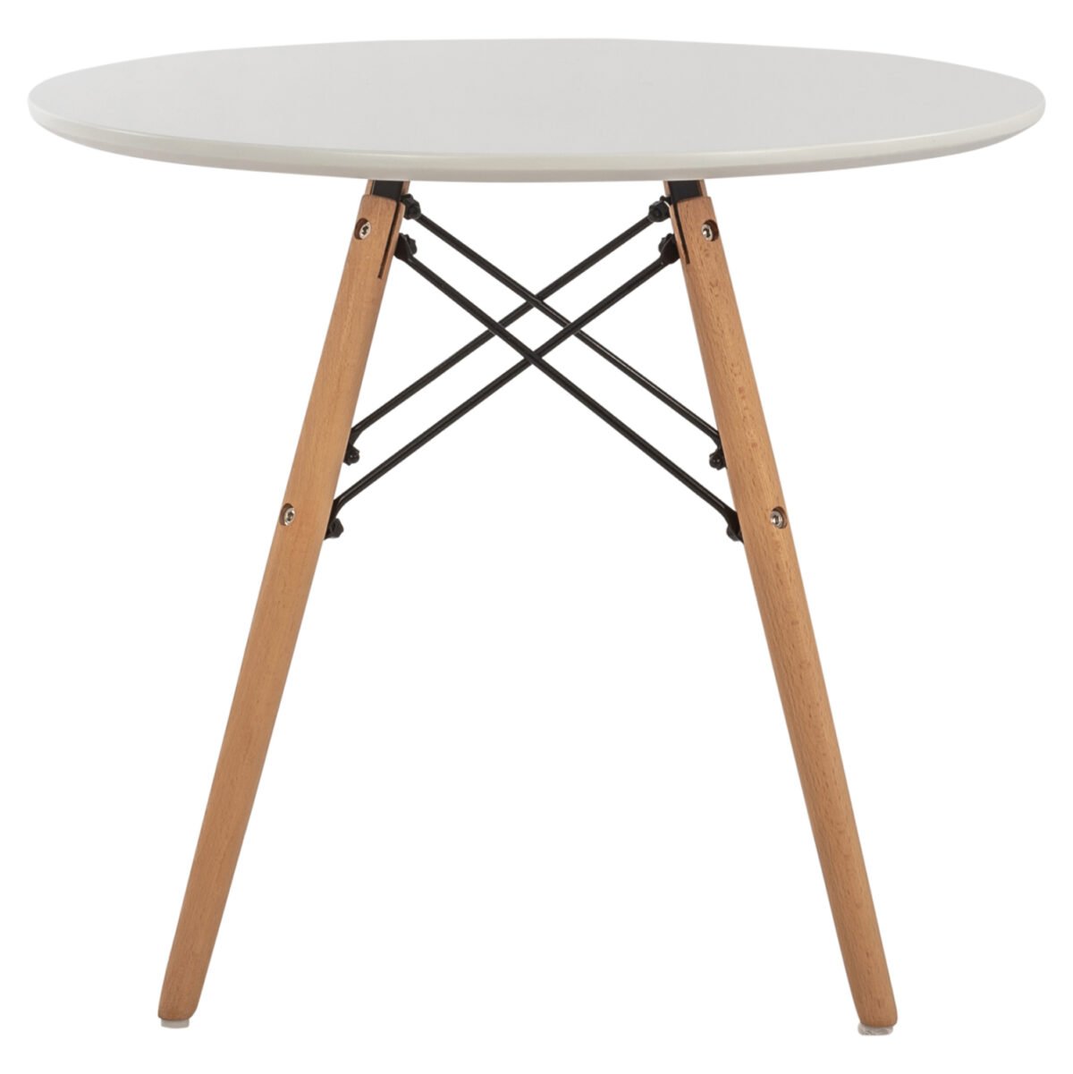 ΤΡΑΠΕΖΙ MINIMAL KID HM8451.01 ΣΤΡΟΓΓYΛΟ Φ60X51Υ ΛΕΥΚΟ - Image 3