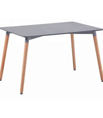 ΤΡΑΠΕΖΙ MINIMAL HM008.10 ΓΚΡΙ ΜΕ ΞΥΛΙΝΑ ΠΟΔΙΑ ΟΞΙΑ 120X80X73Υ εκ.
