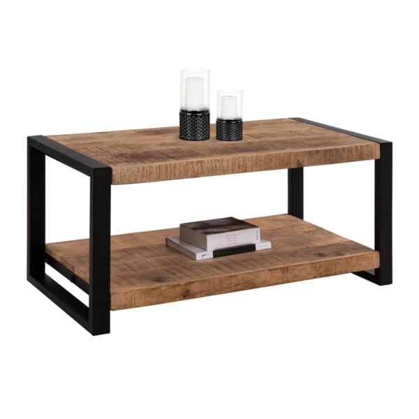 ΤΡΑΠΕΖΙ ΣΑΛΟΝΙΟΥ GATLIN HM8486.11 ΑΠΟ ΜΑΣΙΦ ΞΥΛΟ MANGO 100x45x45