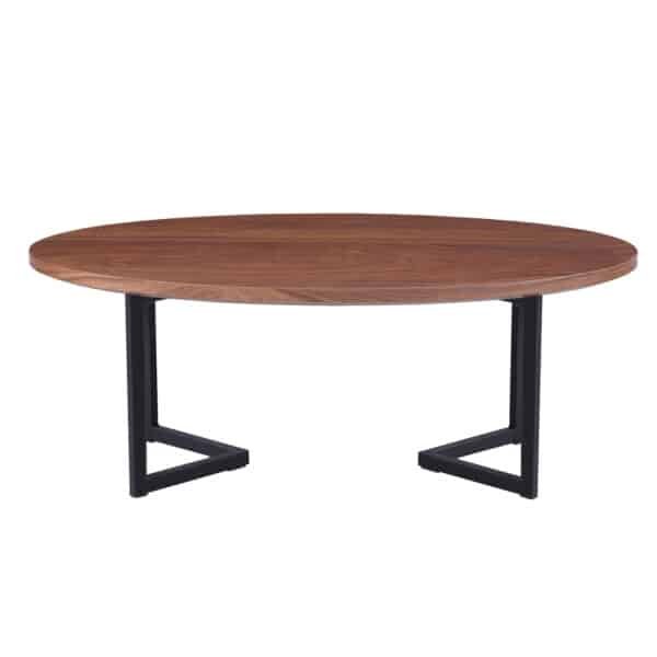 ΤΡΑΠΕΖΙ ΣΑΛΟΝΙΟΥ HM9468.02 MDF ME ΚΑΠΛΑΜΑ ΑΠΟ ΞΥΛΟ ΦΡΑΞΟΥ 120x60x45,5Yεκ. - Image 3