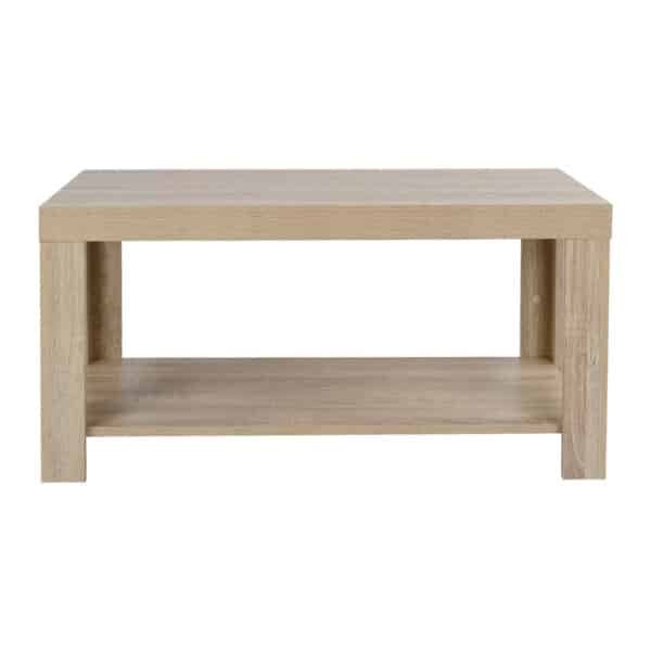 ΤΡΑΠΕΖΙ ΣΑΛΟΝΙΟΥ ΜΕΛΑΜΙΝΗΣ ALAYNA HM2207.02 SONAMA 90X45X45 εκ. - Image 3